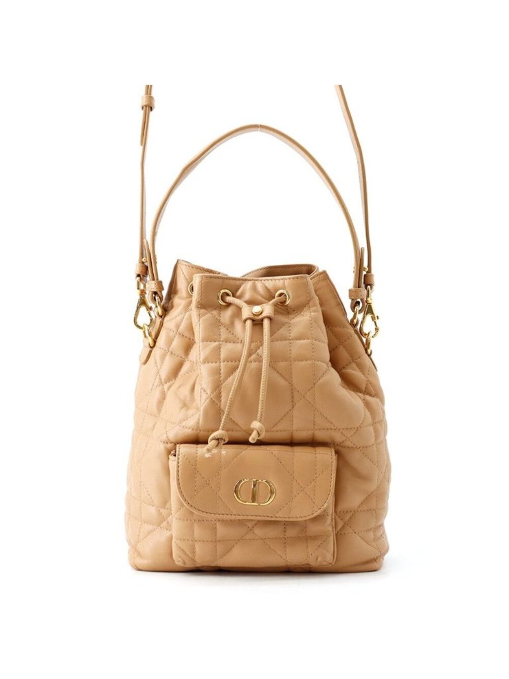 Dior Caro Small Bucket Bag Lambskin 2-Way